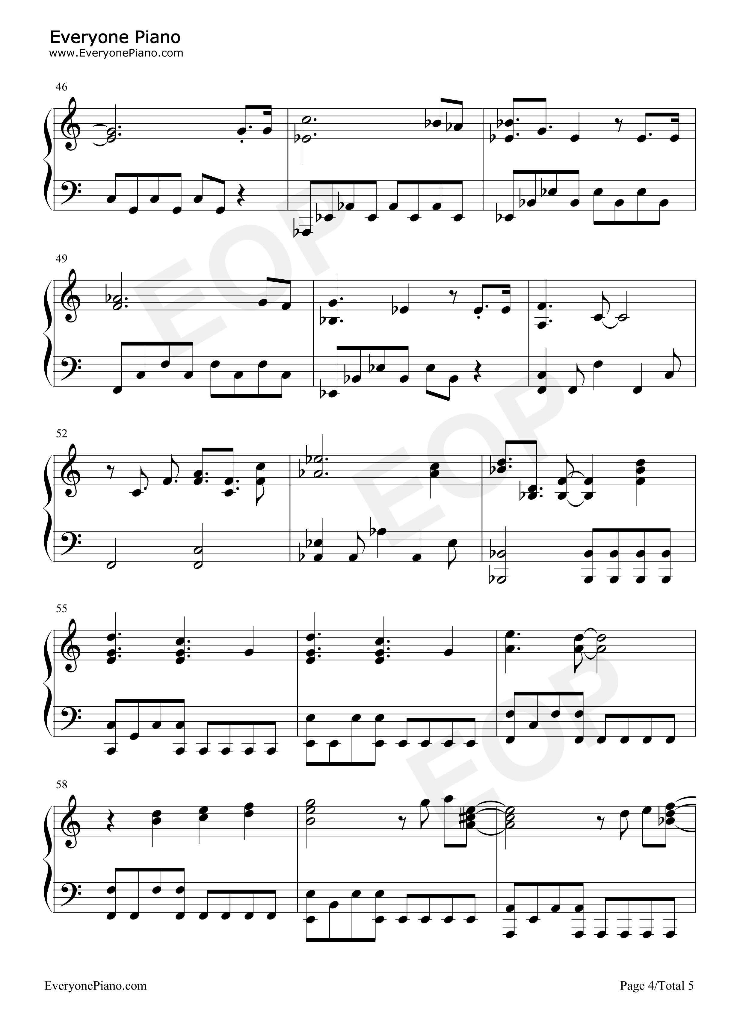 Gusty_Garden_Galaxy钢琴谱_横田真人