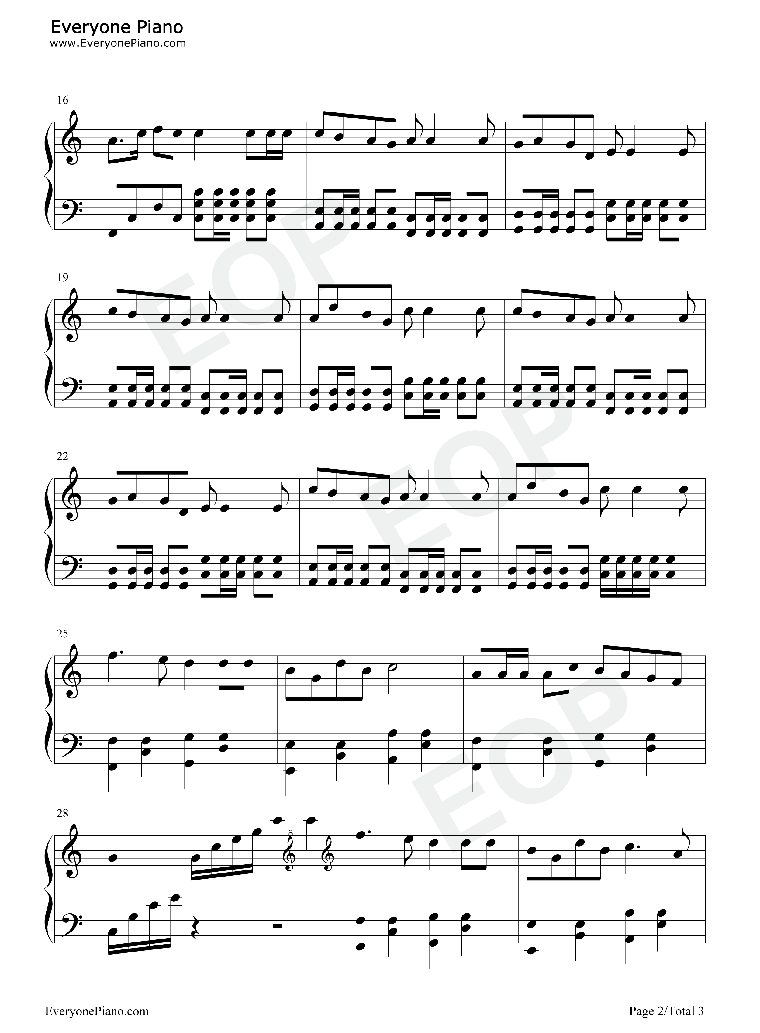 樱花树下的约定钢琴谱_旺仔小乔