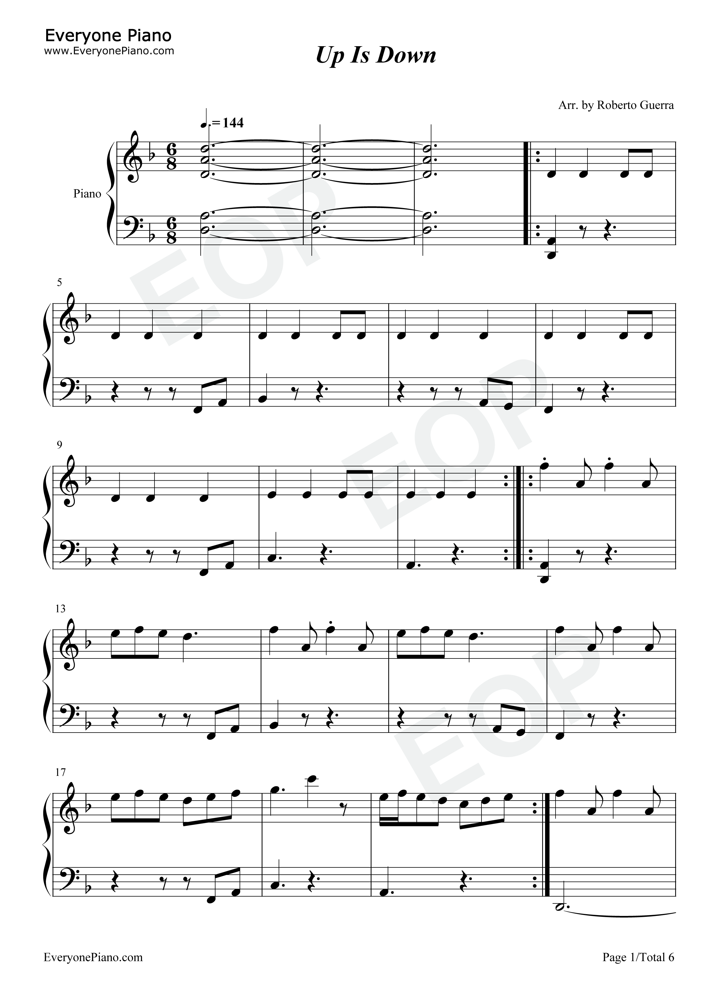 Up_Is_Down钢琴谱_Hans_Zimmer