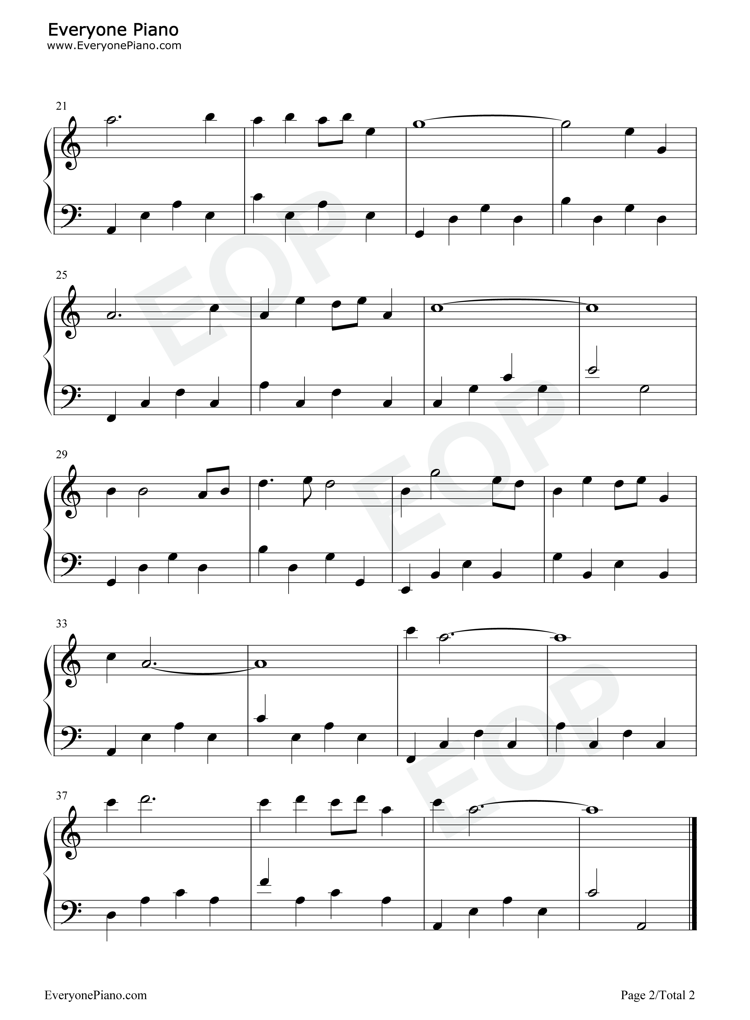 枉凝眉钢琴谱_王立平