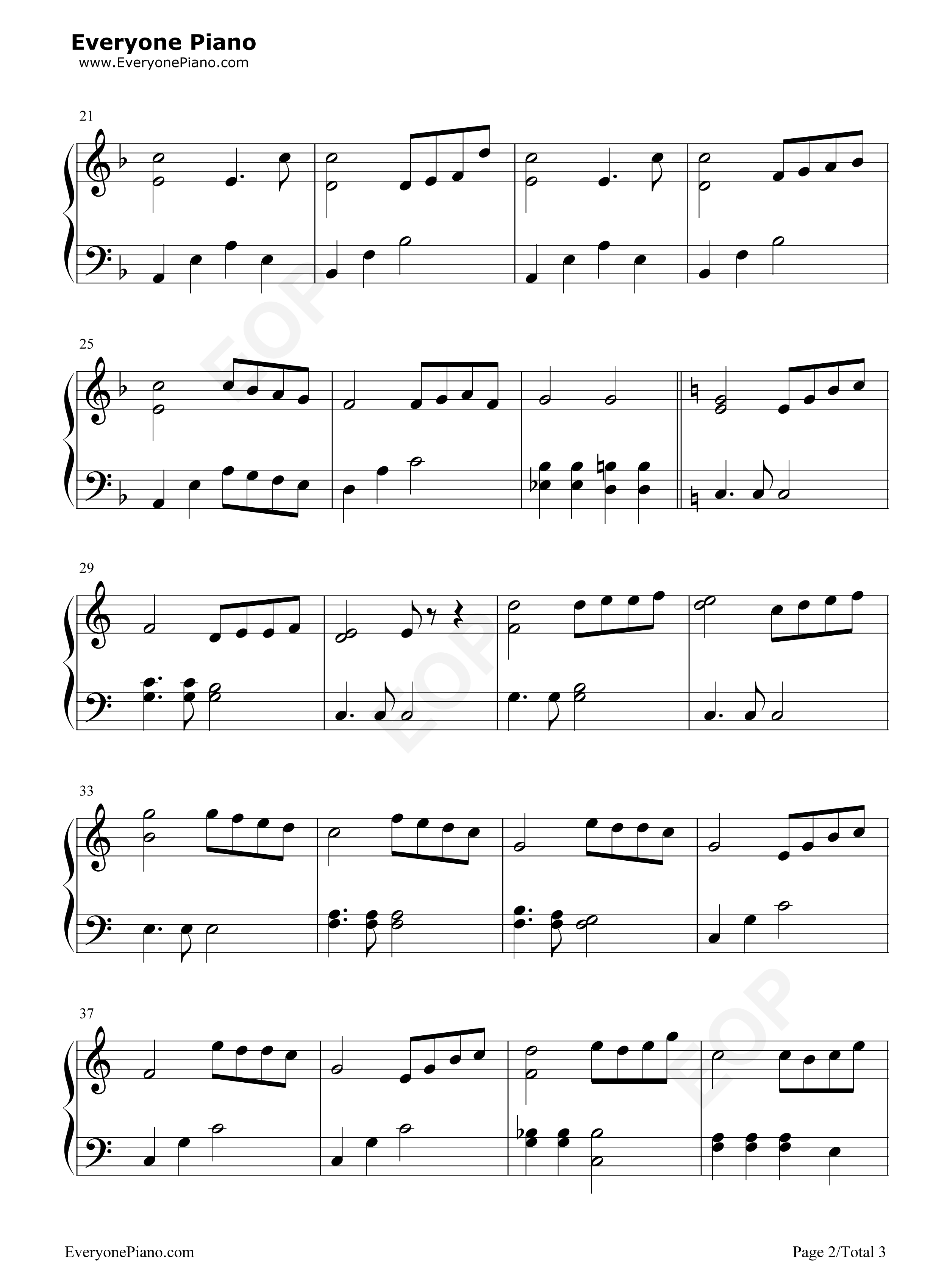 Beauty_and_the_Beast钢琴谱_Alan_Menken