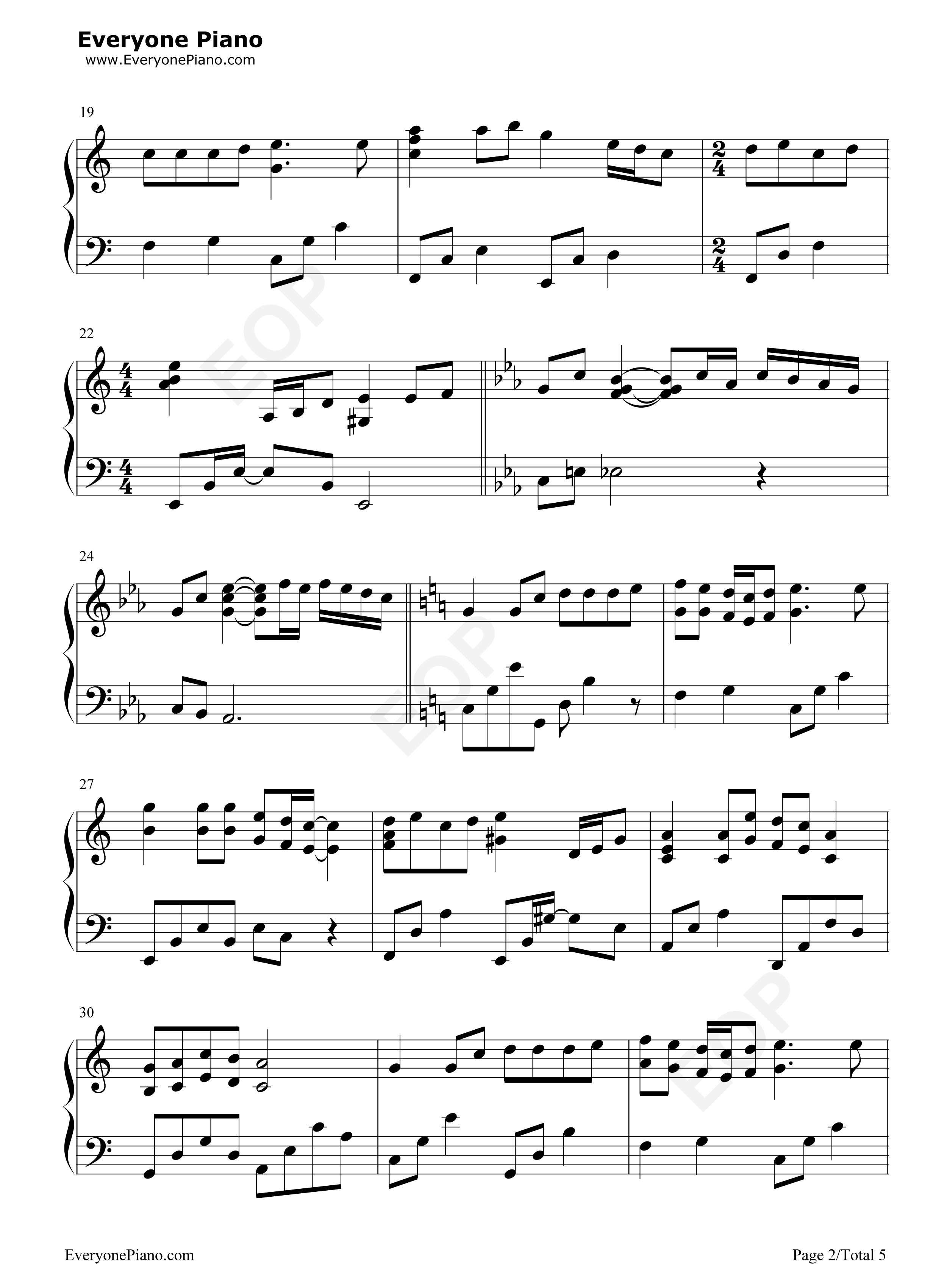 瑟鲁之歌钢琴谱_手嶌葵