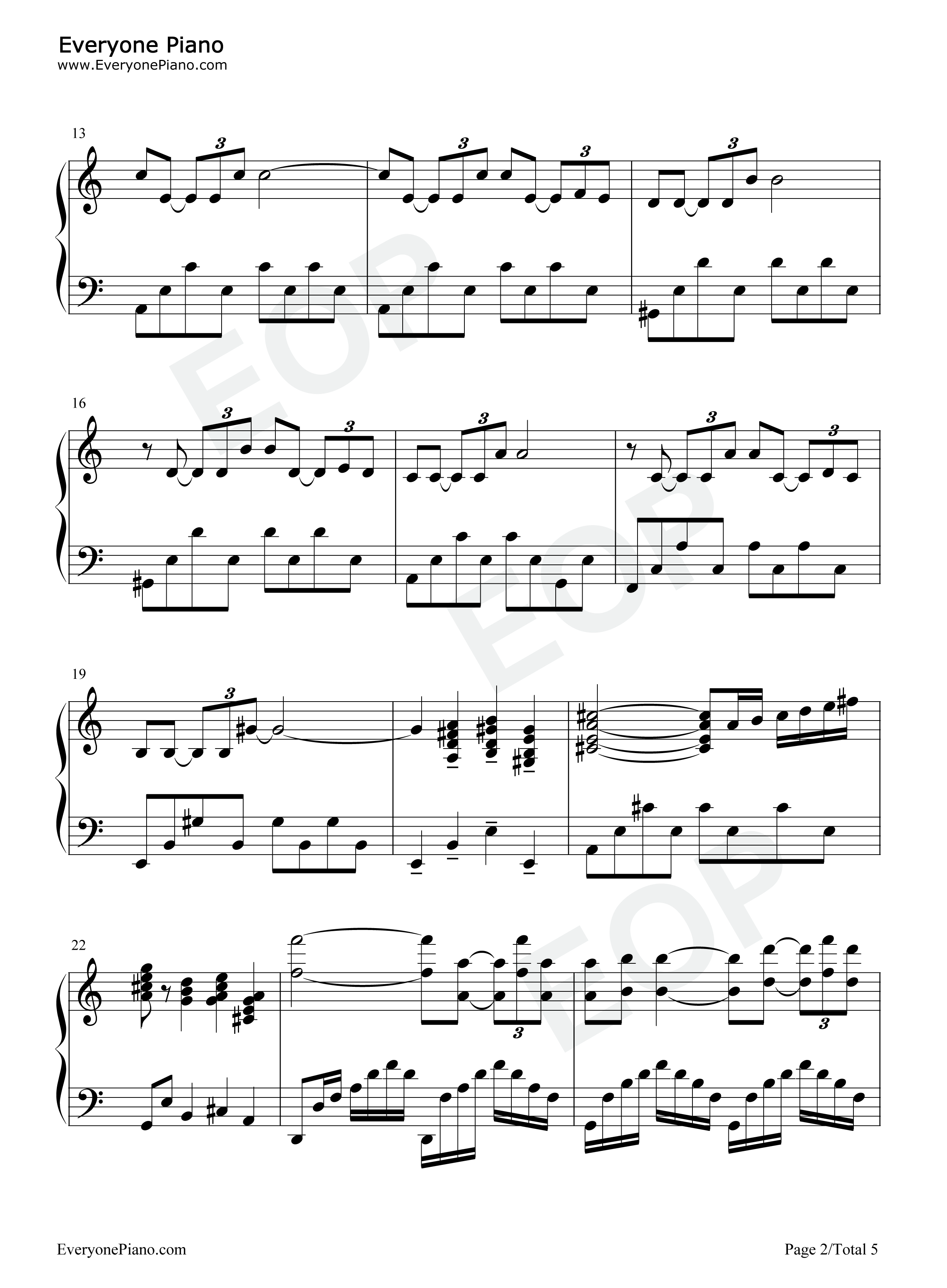 Love_Story钢琴谱_理查德·克莱德曼