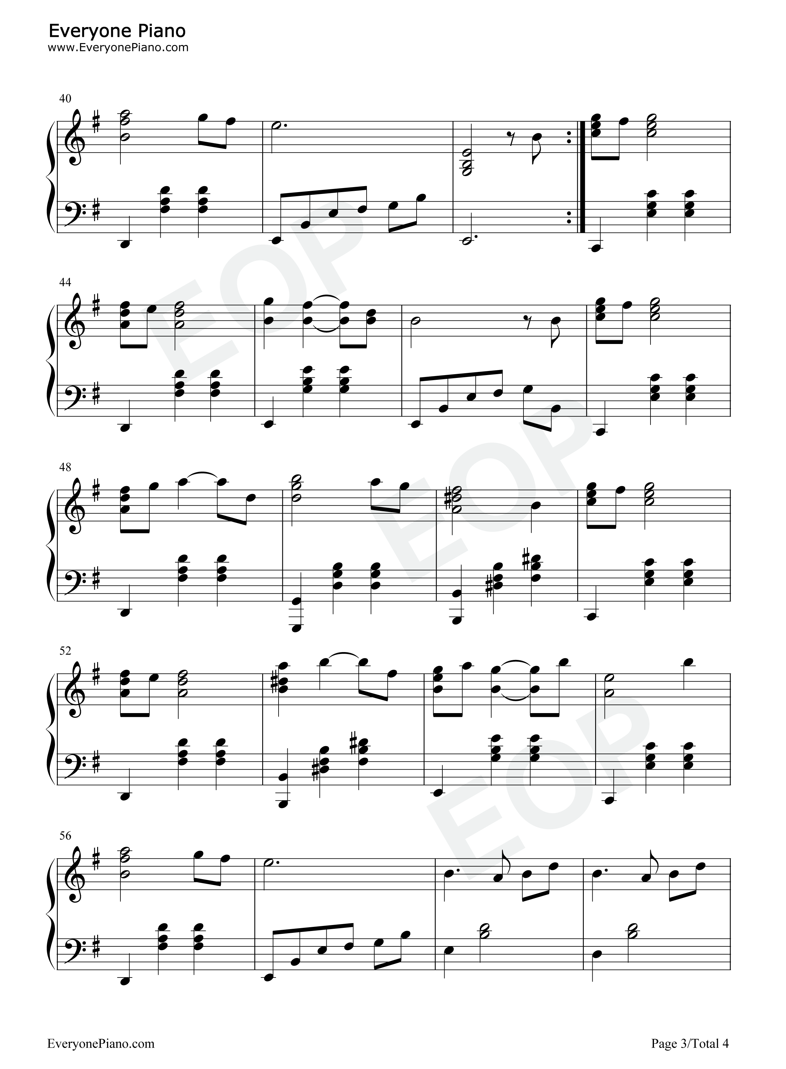 经年钢琴谱_希林娜依·高