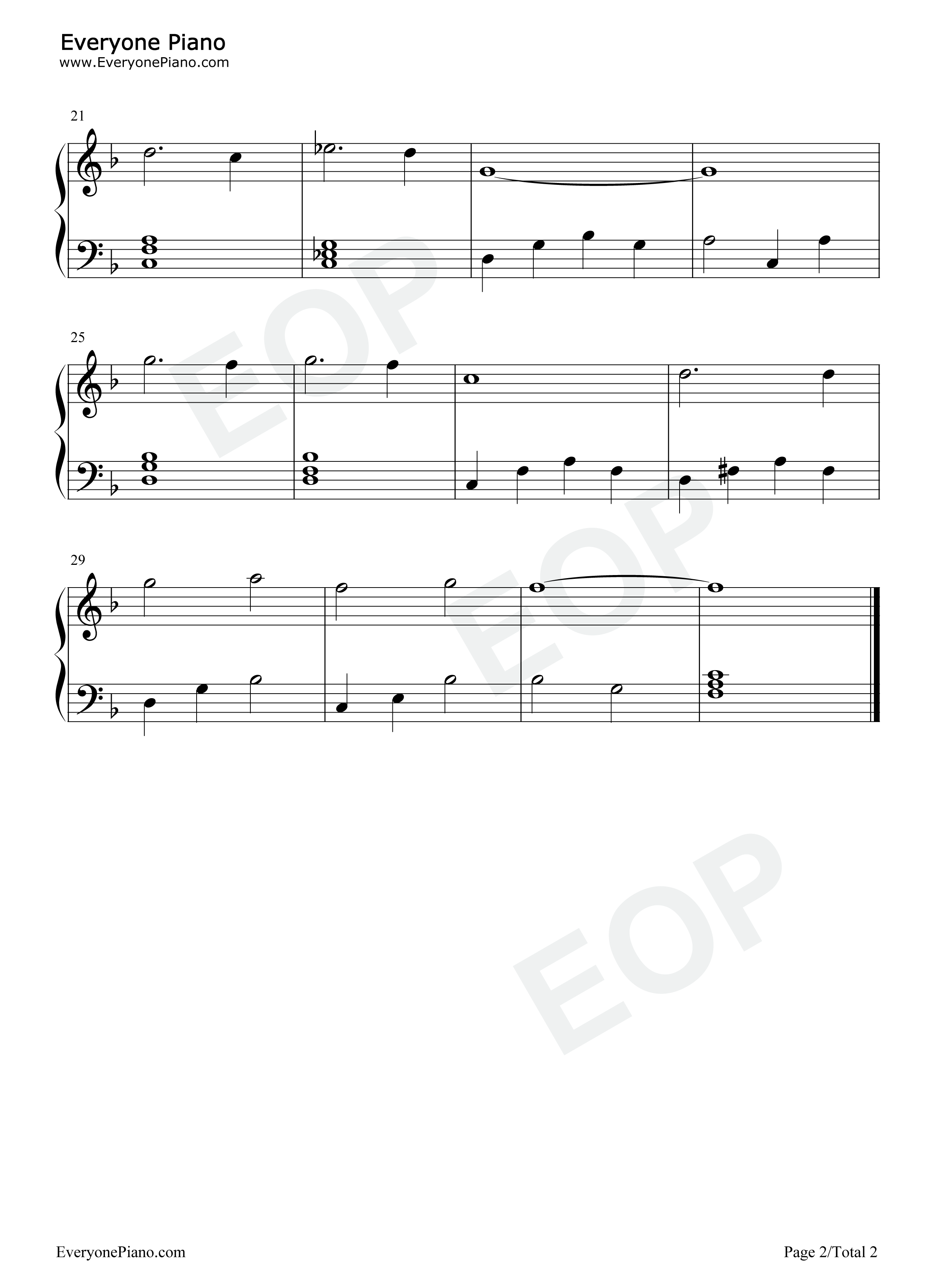 I_Will_Be_Home_for_Christmas钢琴谱_Bing_Crosby