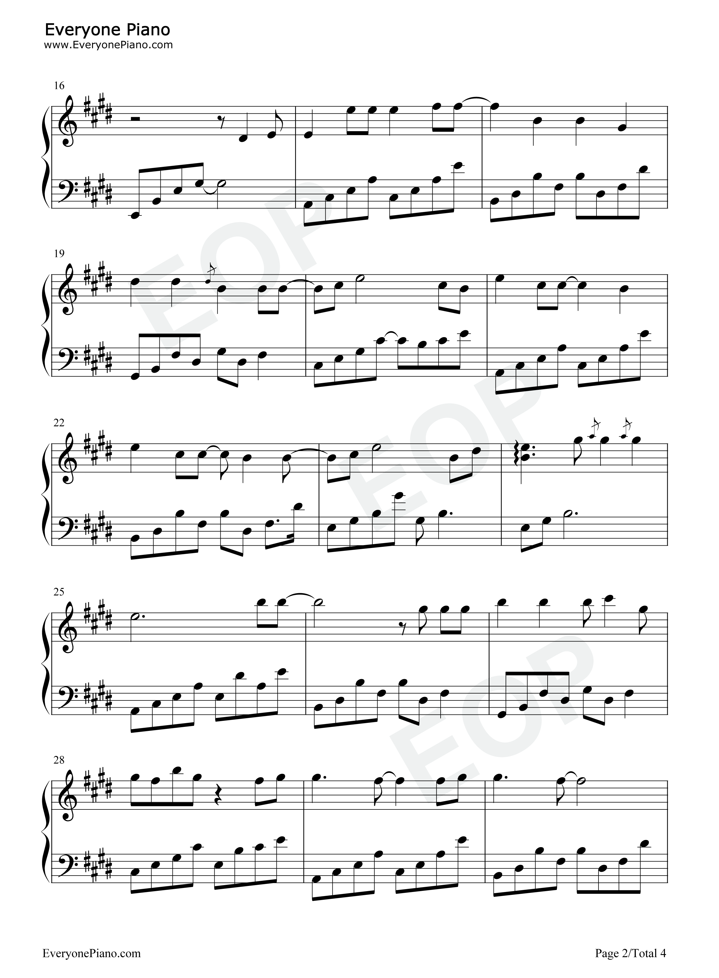 若把你钢琴谱_Kirsty刘瑾睿