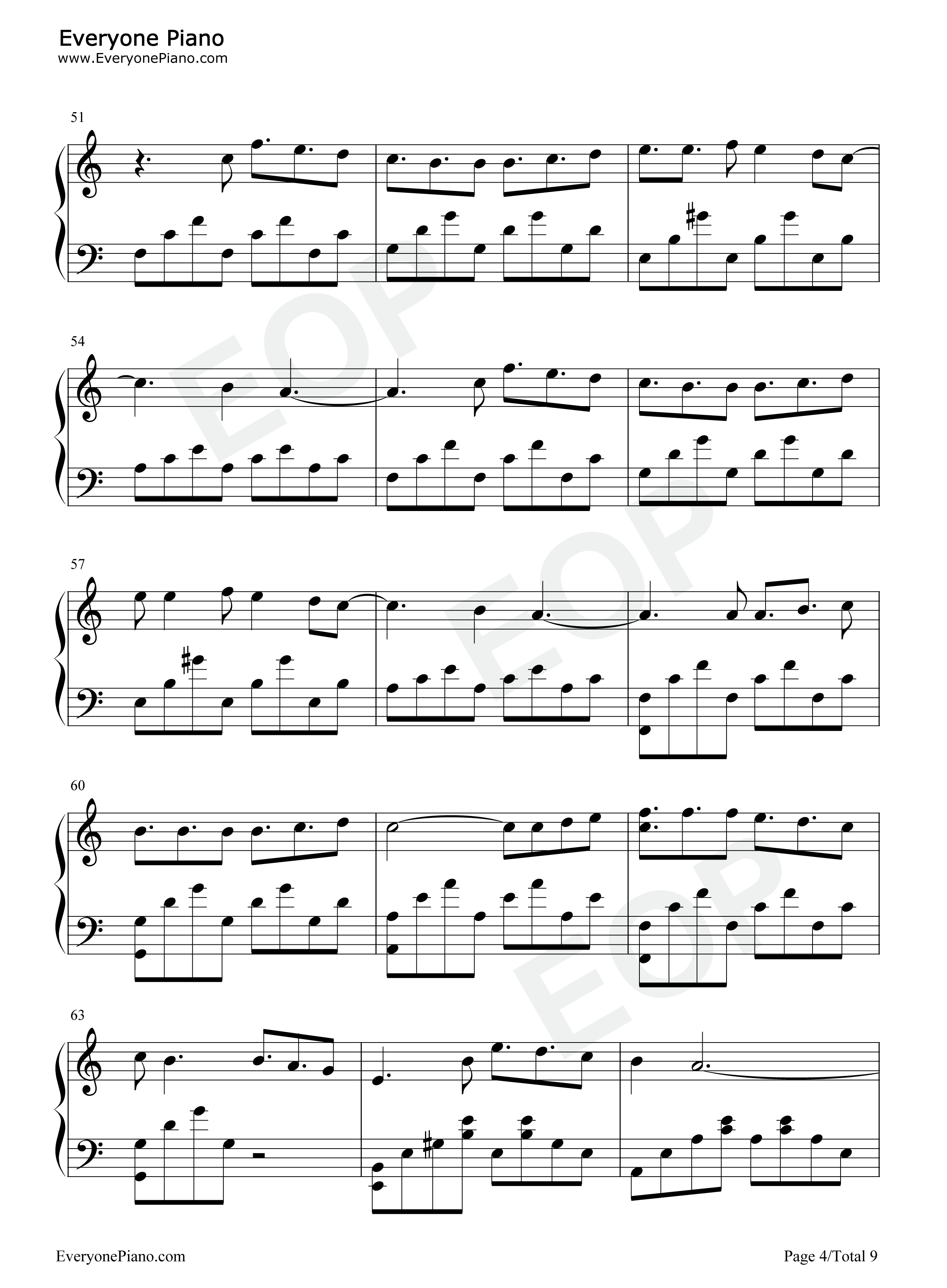 Sin_Ti_No_Soy_Nada钢琴谱_Amaral